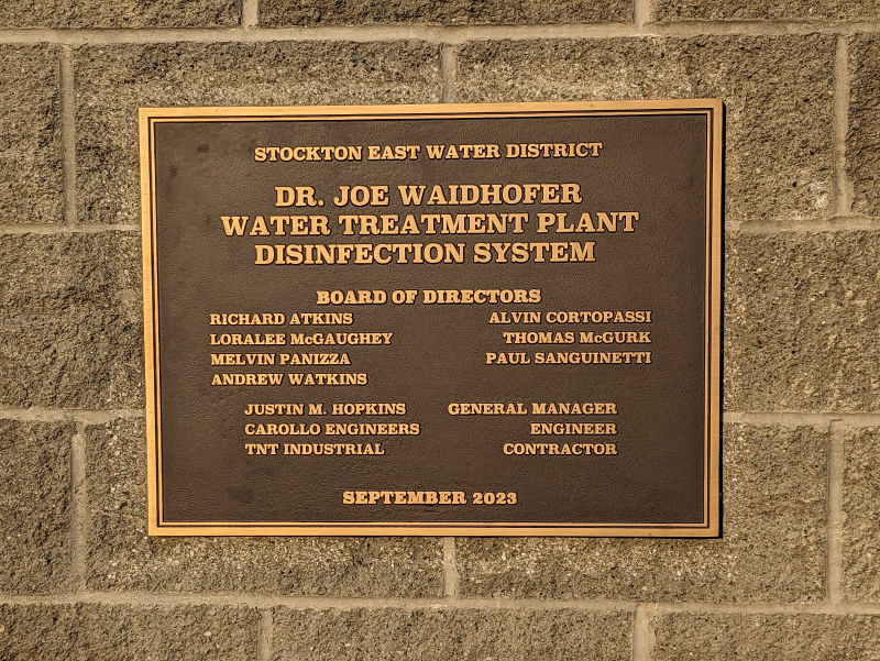 Dr. Joe Waidhofer Water Treatment Plant 